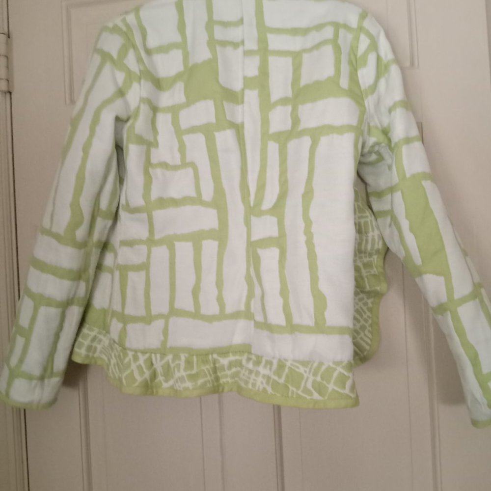 Trimdin Designer Reversible Jacket Lime Green And… - image 5